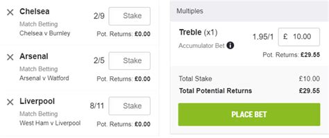 betting trebles