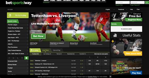 betway in play betting