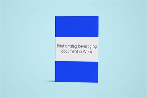 bevestiging document