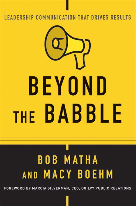 Download Beyond The Babble Leadership Communication That Drives Results 
