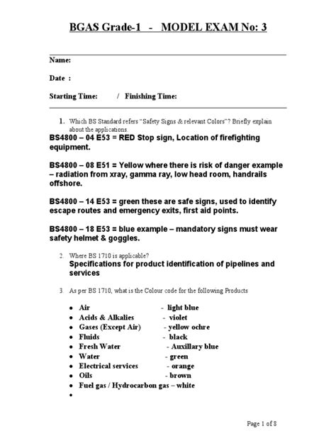 bgas exam study material