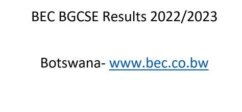 bgcse results 2012 bec pdf