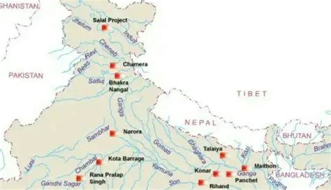 Bhakra Dam On Map