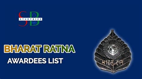 bharat ratna list till date pdf