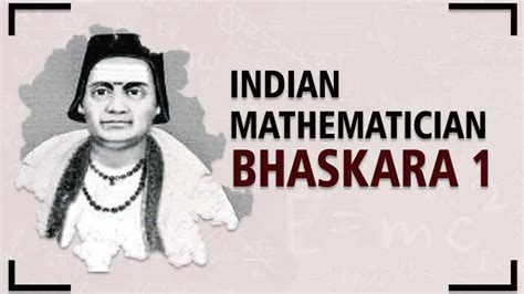 bhaskara i mathematician images and biography