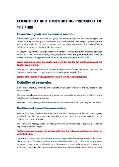 bhm 101 principles of economic