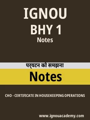 Bhy 011 Ignou