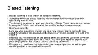 Biased Listening Arrticle