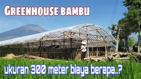 biaya green house bambu