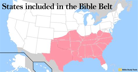 Bible Belt Map