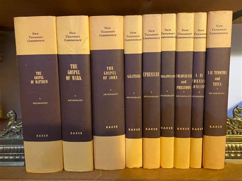 Bible Commentaries William Hendriksen