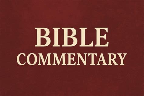 Bible Commentary