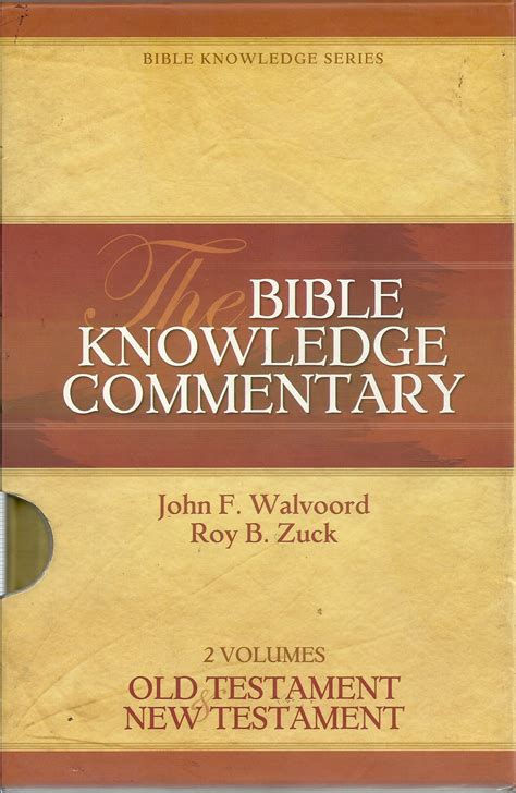 Bible Knowledge Commentary