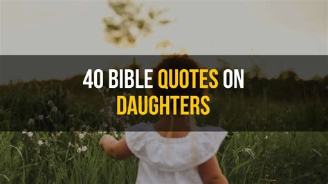 Bible Quotes About Daughters