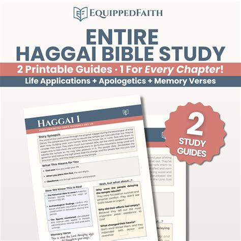 Bible Study Haggai Chapter