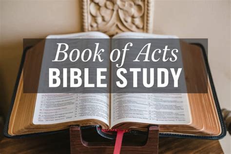 Bible Study On Of Acts