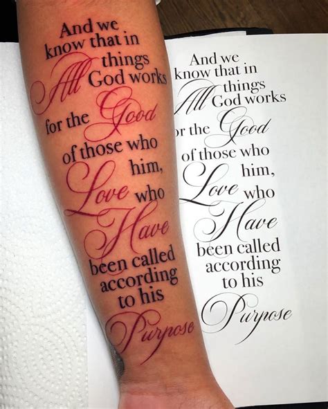 Bible Verse Heart Tattoos