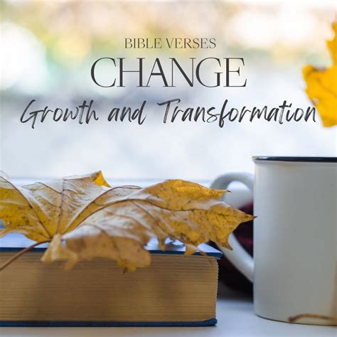 Bible Verses About Change