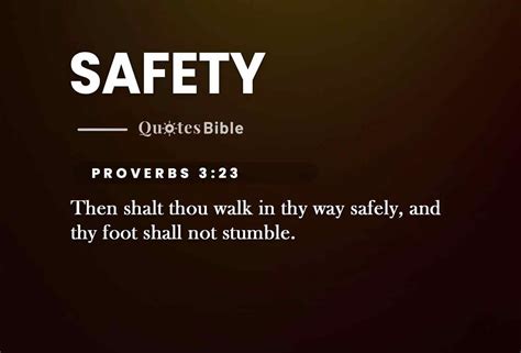 Bible Verses About Safety
