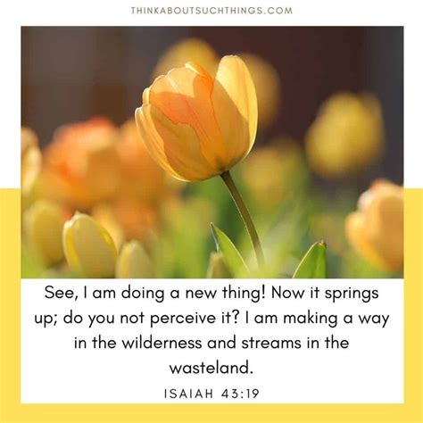 Bible Verses About Spring