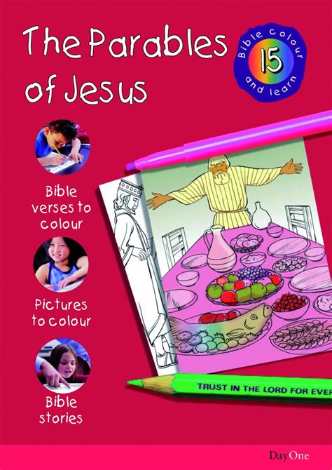 Read Online Bible Colour And Learn 15 Parables Of Jesus Bible Colour Learn 