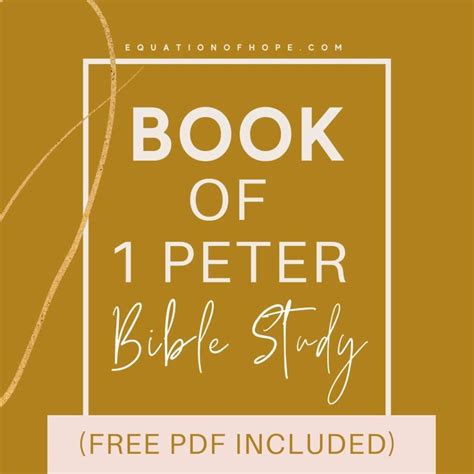 Full Download Bible Study Notes 1 Peter Pdf 