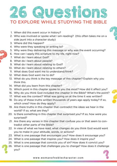 Full Download Bible Study Questions And Answers 