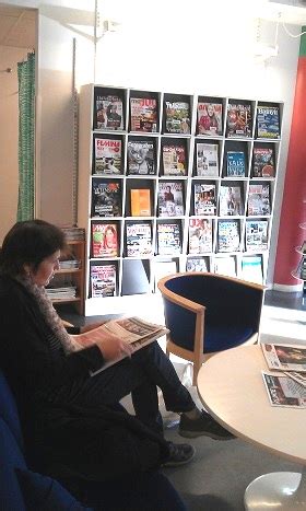 bibliotek tidningar