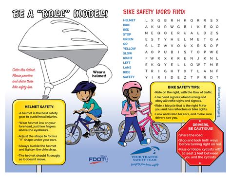 Bicycle Safety Learning Activities Bicycle Safety Worksheet - Bicycle Safety Worksheet