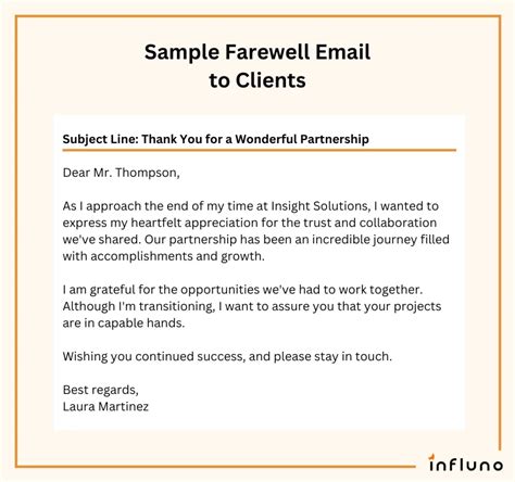 Bid Adieu Email