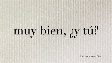 Bien Y Tu
