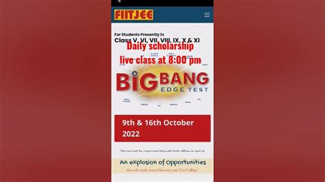 Big Bang Fiitjee