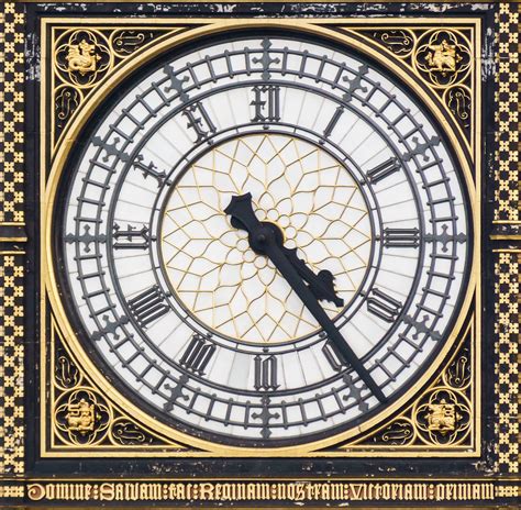Big Ben Numbers On Clock