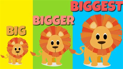 Big Bigger Biggest Learn Sizes Amp Colors Opening Big Bigger Biggest - Big Bigger Biggest