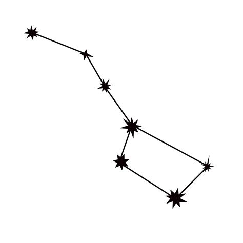 big dipper constellation templates for kids
