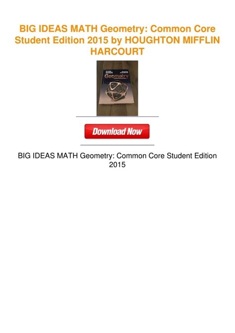 Big Ideas Geometry