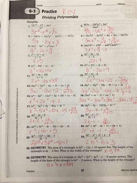 Big Ideas Math Answer Key