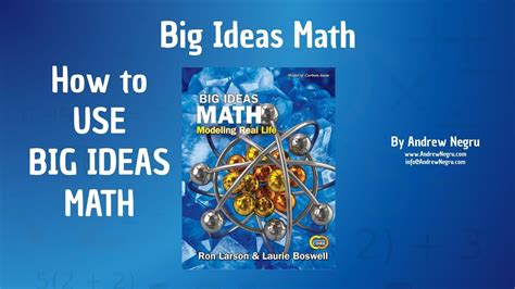 Big Ideas Math K 12 Introduction Video Youtube Big Ideas Math Kindergarten - Big Ideas Math Kindergarten