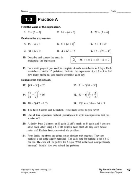 Big Ideas Math Statistics Answers Chapter 9