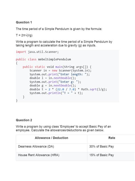 Big Java Chapter 5 Solutions