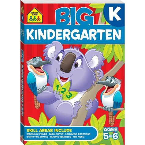 Big Kindergarten   School Zone Big Kindergarten Workbook Amazon Com - Big Kindergarten
