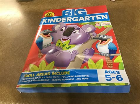 Big Kindergarten Workbook School Zone Publishing Company Big Kindergarten - Big Kindergarten