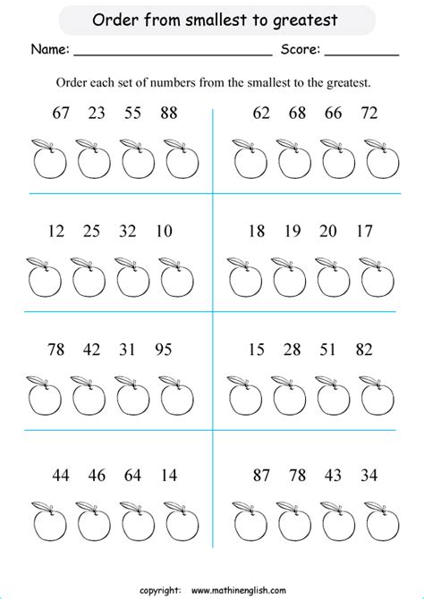 Big To Small Numbers   Numeracy Big And Small Numbers Teaching Resources - Big To Small Numbers