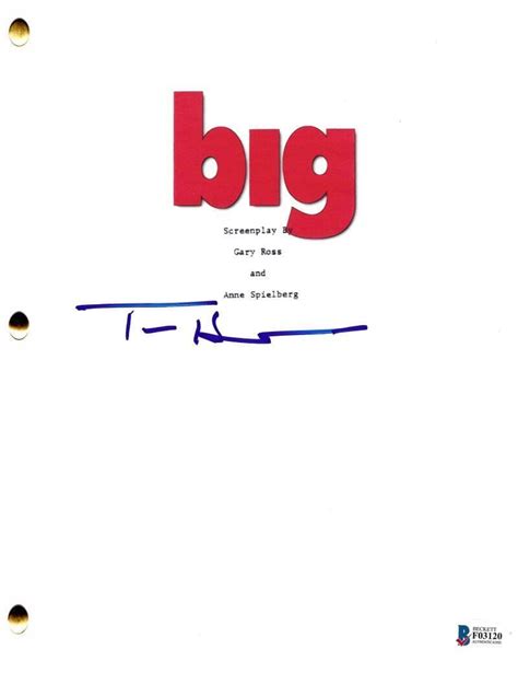 big tom hanks script your gay
