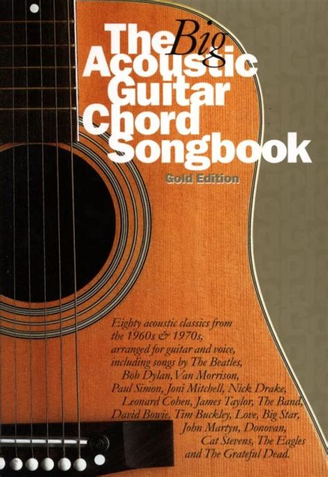 Read Online Big Acoustic Guitar Chord Songbook Gold Edition 