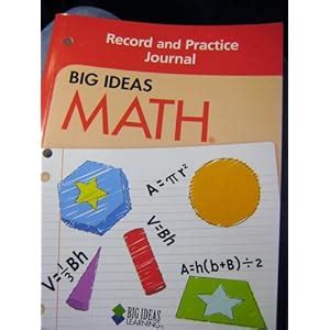 Read Big Ideas Math Red Record And Practice Journal Big Ideas Math Red 