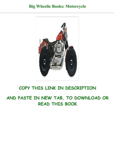 Download Big Wheelie Books Motorcycle 