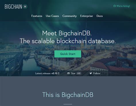 Read Bigchaindb A Scalable Blockchain Database 