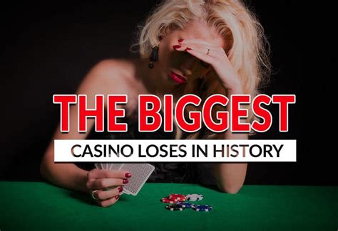 biggest online casino losses