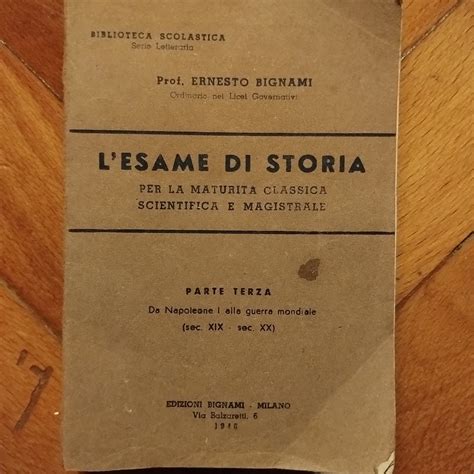 Bignami Storia